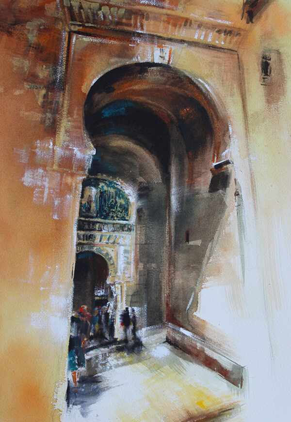 Puerta de la Justicia - Exterior de la Alhambra (32x45)