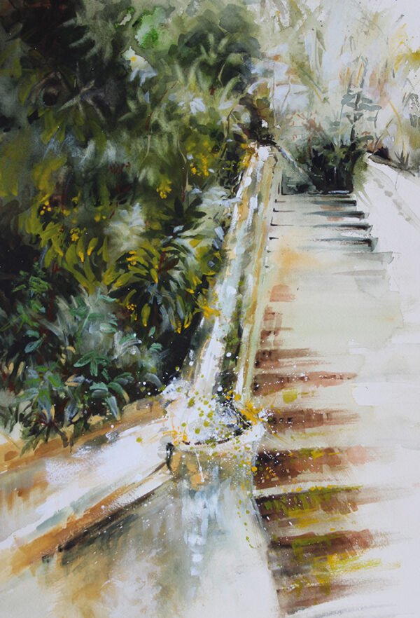Escalera del Agua - Generalife (31x44)