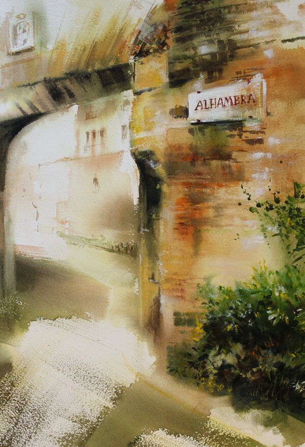 Puerta de los Carros - Exterior de la Alhambra (31x44)