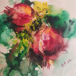 Dos Granadas (20x20)