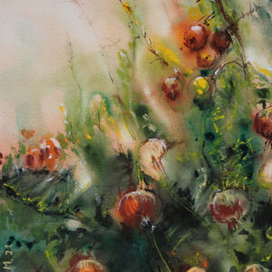 Granadas y Flores (26x40)